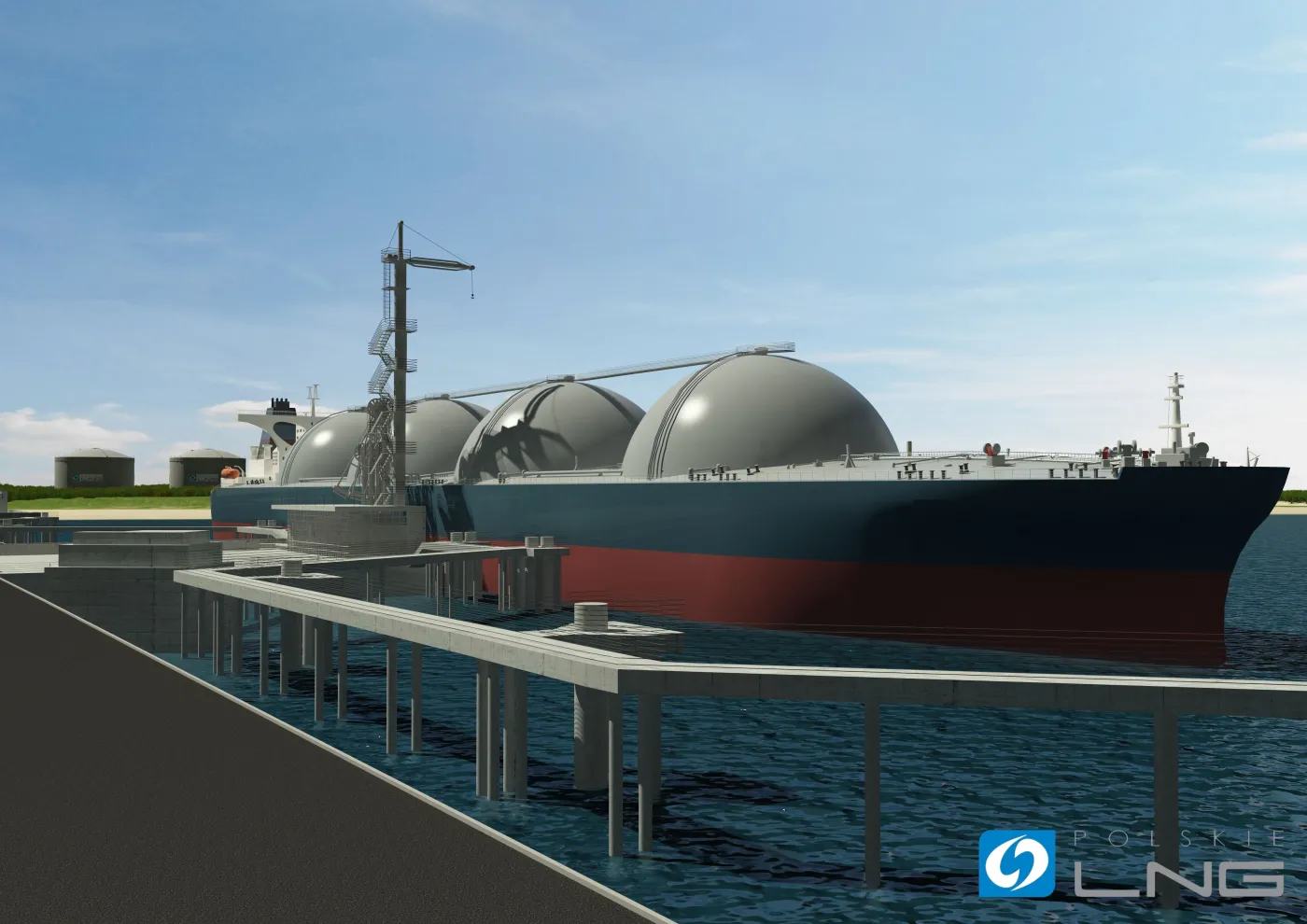 Polskie LNG: terminal w Świnoujściu jest gotowy prawie w 90 proc.
