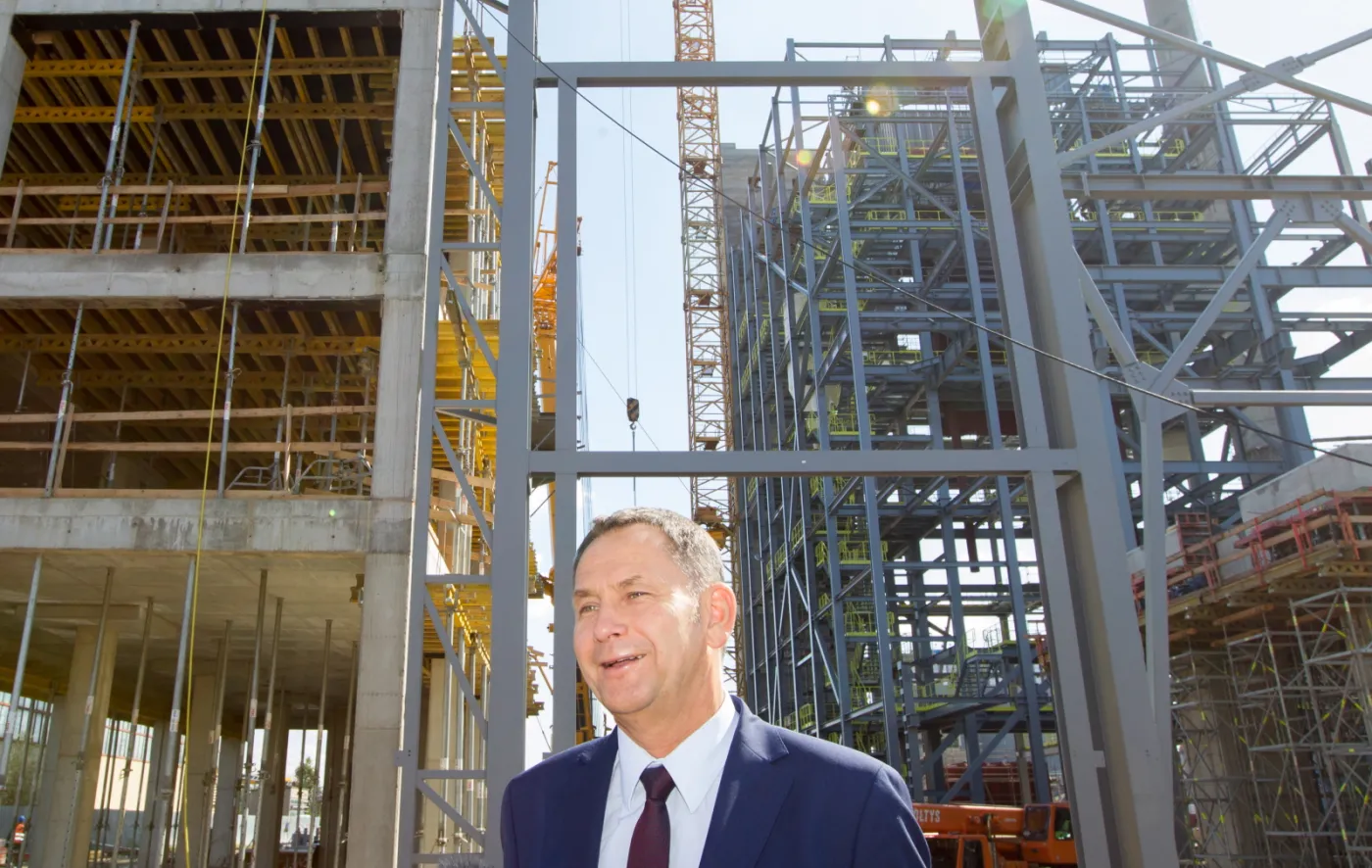 Tauron Ciepło rozpoczął montaż kotła na budowie nowego bloku w ZW Tychy