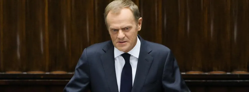 Wystąpienie premiera Donalda Tuska w Sejmie. Fot. PAP/Paweł Supernak 
