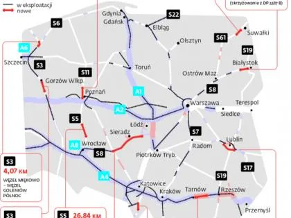 viaTOLL: Sprawdź, jakie drogi zostaną w przyszłym roku objęte systemem e-myta [MAPA]