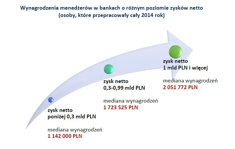 Wynagrodzenia menedżerów w bankach o różnym poziomie zysku netto
