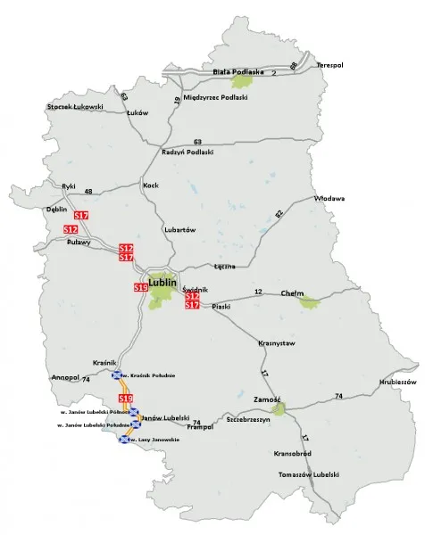 Drogowe inwestycje na Wschodzie. Rusza kolejny przetarg na S19 [MAPA]