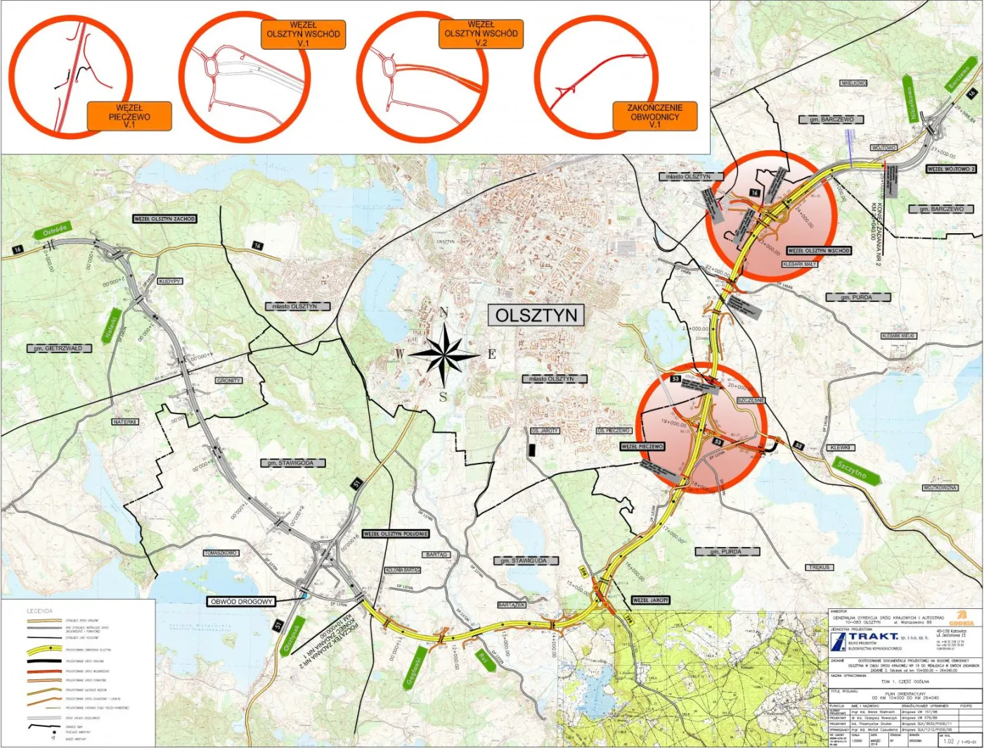 Odcinek południowej obwodnicy Olsztyna za 742 mln zł. Budimex zgarnął kontrakt [MAPA]