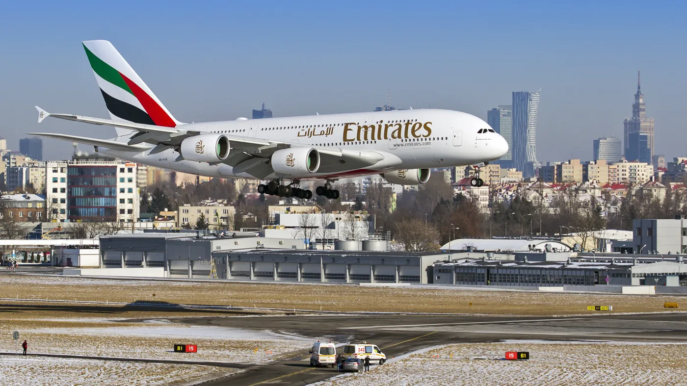 Airbus A380 na warszawskim Lotnisku Chopina [ZDJĘCIA]