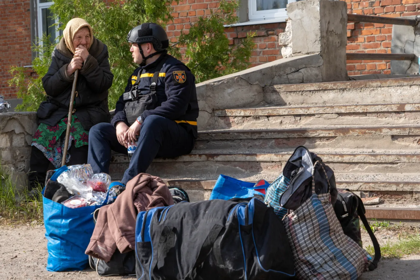 Ewakuacja cywilów z obwodu charkowskiego. Ponad 4 tys. osób musiało opuścić swoje domy