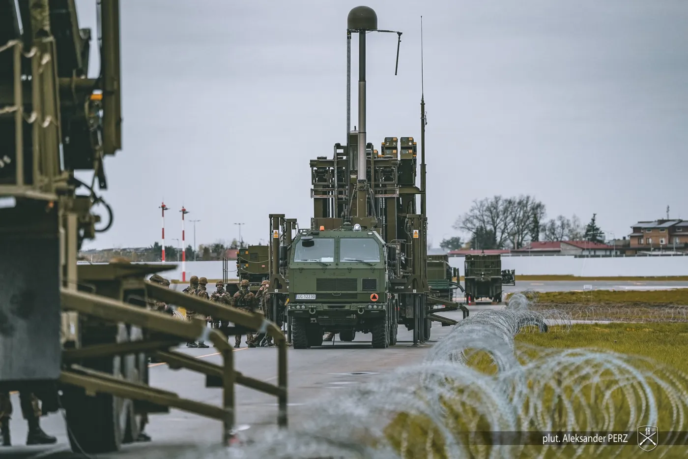 Elementy systemu obrony przeciwlotniczej krótkiego zasięgu NAREW.
