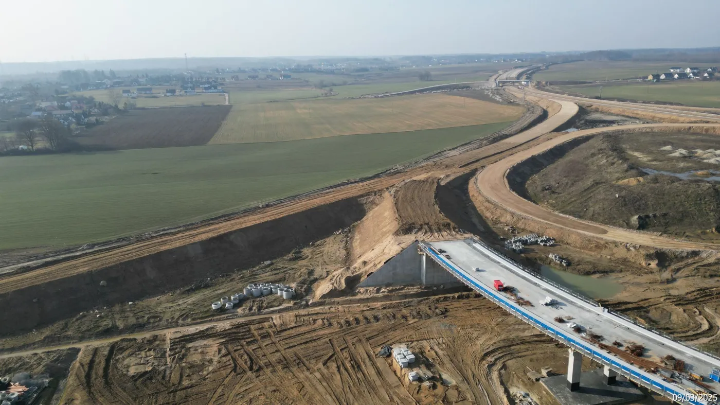 Obwodnica Żukowa - stan na marzec 2025 r.