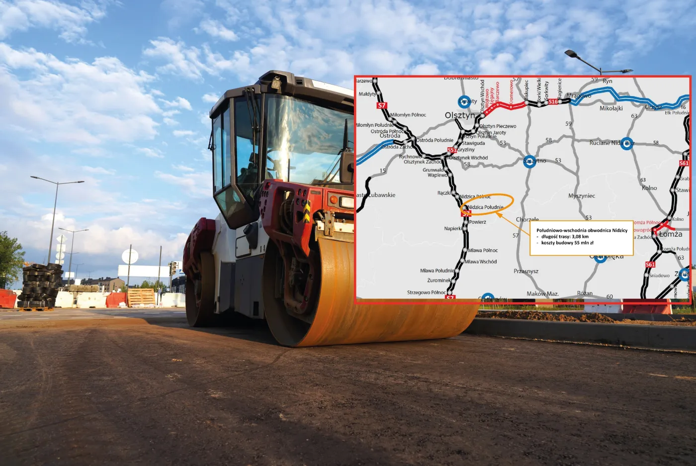 Wielka ulga dla Nidzicy. Po latach oczekiwań powstanie obwodnica miasta [MAPA]