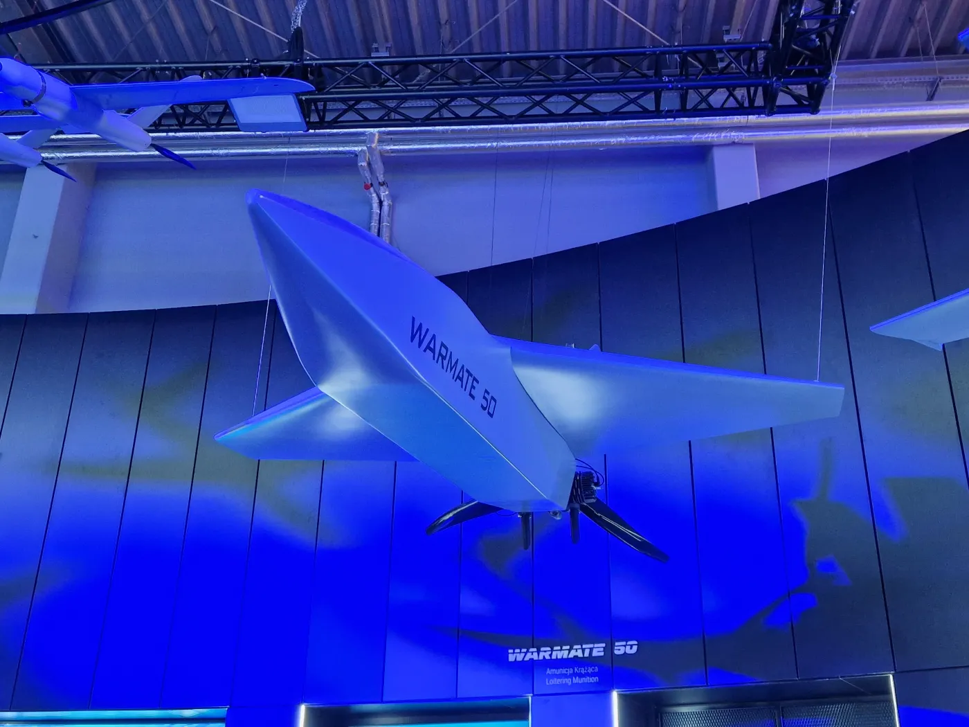 Warmate 50 w trakcie targów MSPO 2024.