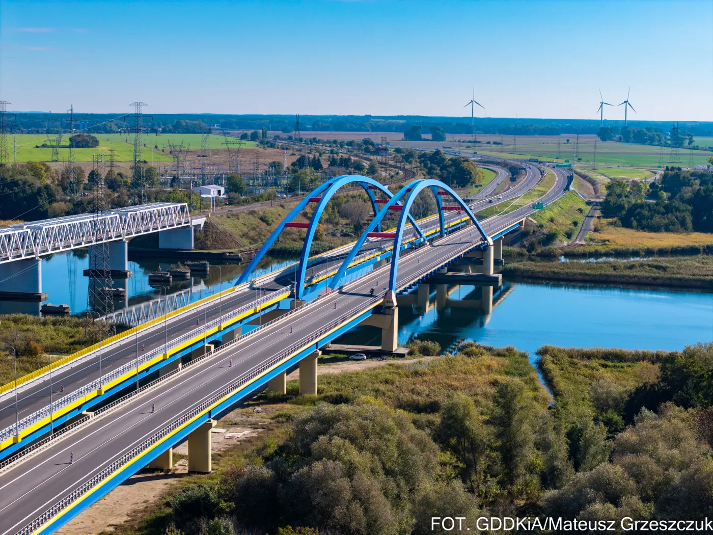 Most przez cieśninę Dziwna w Wolinie