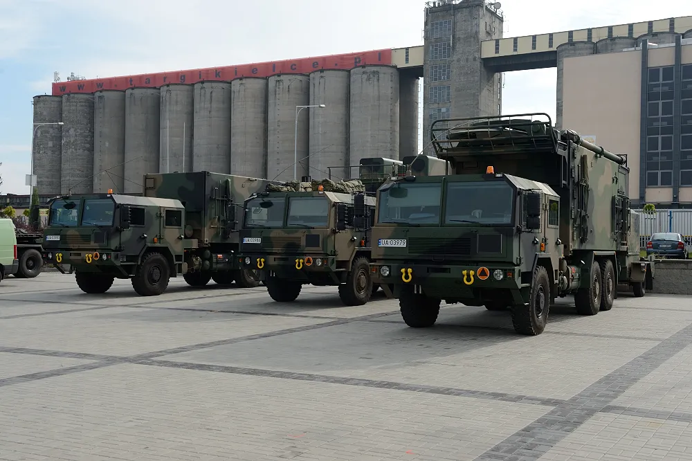 System rakietowy norweskiego koncernu Kongsberg w kamuflarzu Berberys fot. Sławomir Mrowiński