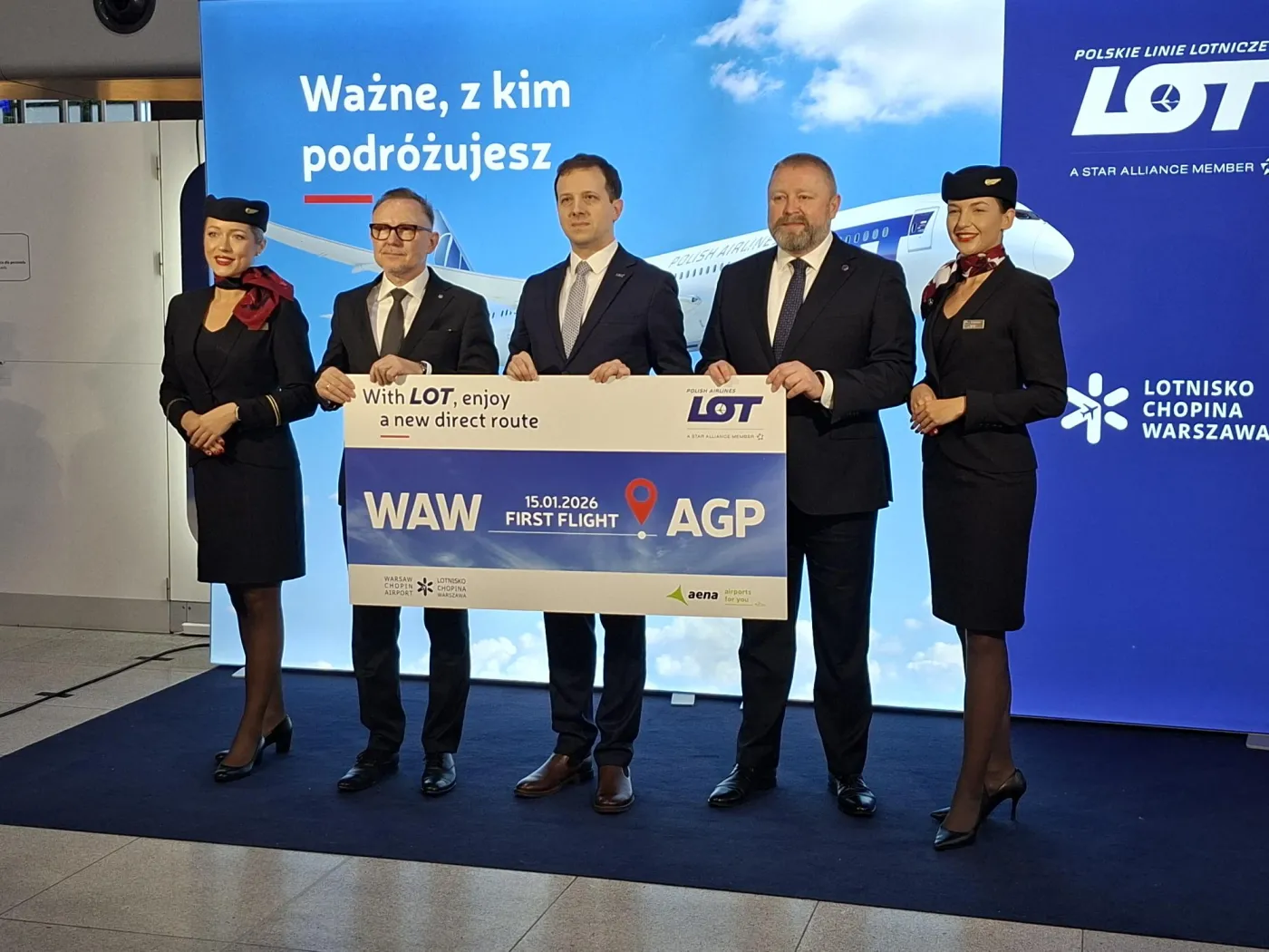 Inauguracja połączenia Warszawa-Malaga