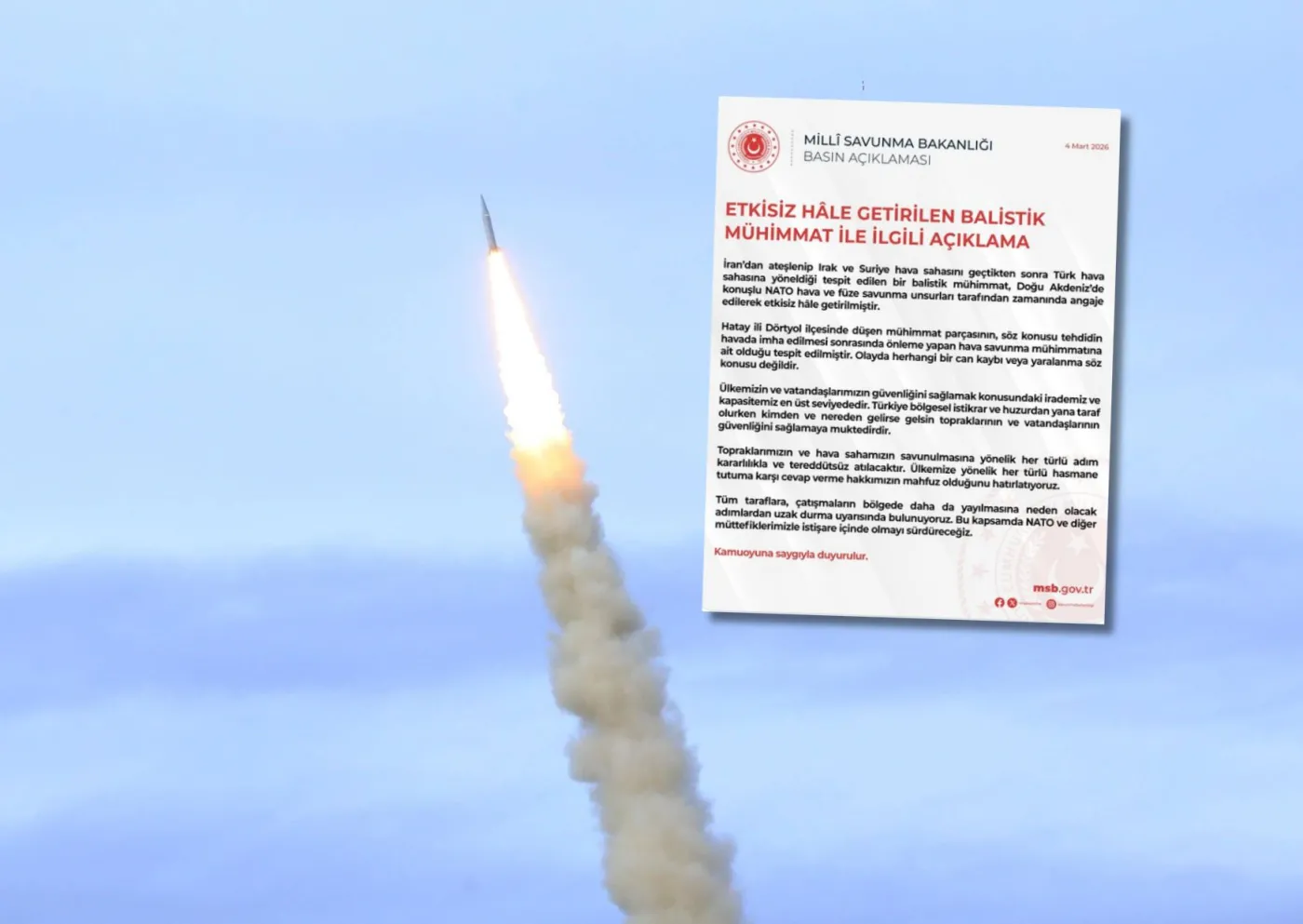 Iran wystrzelił rakietę w stronę państwa NATO. Akcja nad Morzem Śródziemnym