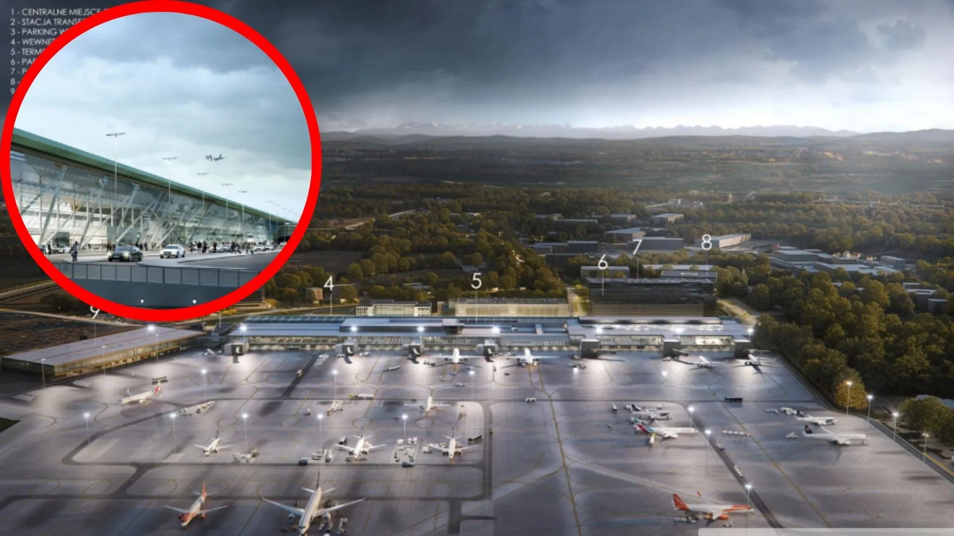 This will be Poland's second airport. Krakow wants to service  19 million passengers
