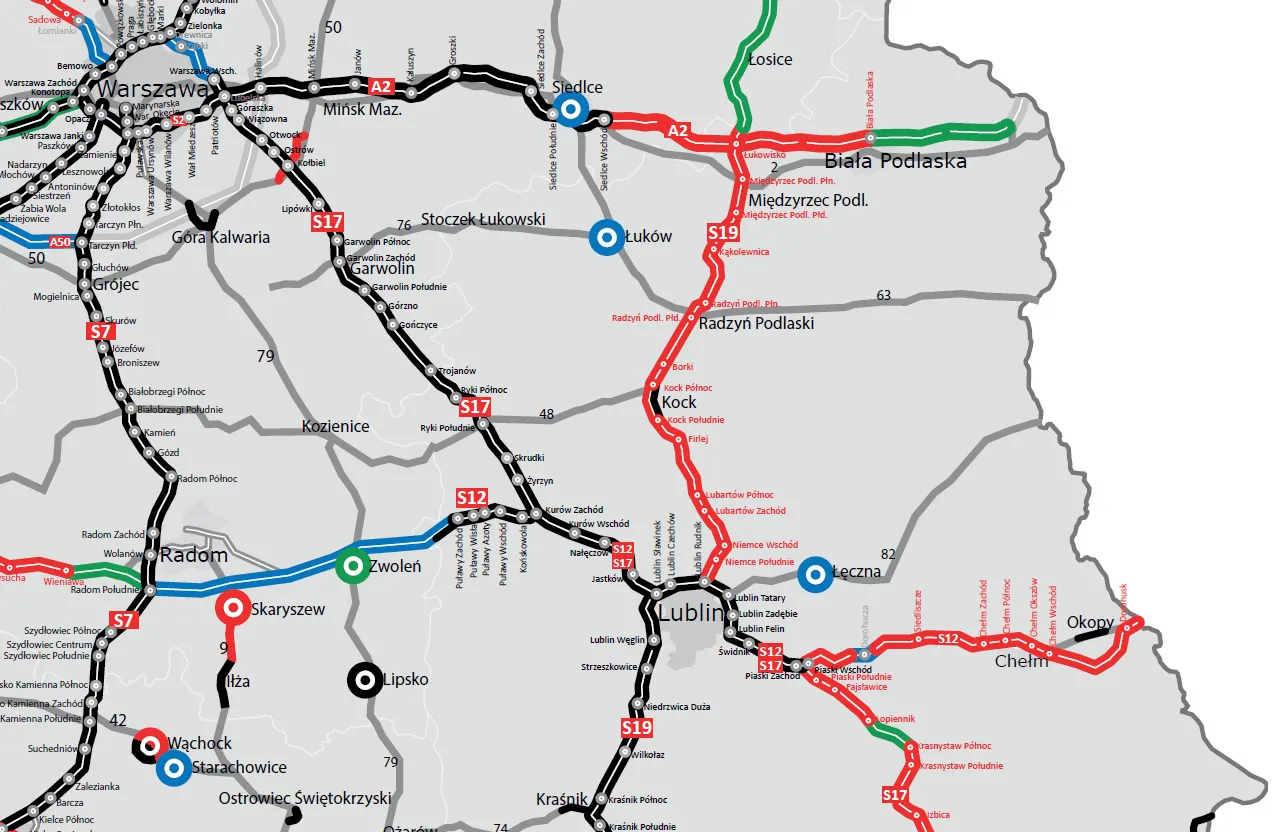 Budowa S19 na Mazowszu i w Lubelskim