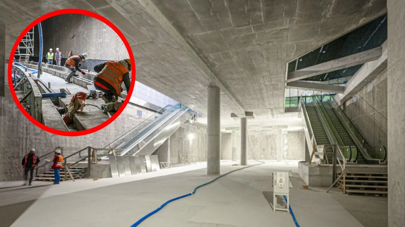 Podziemna trasa tramwajowa w Warszawie