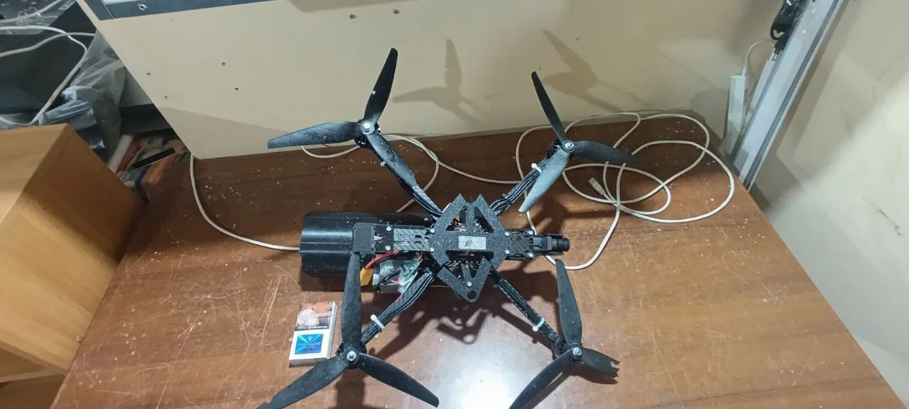 Jeden z przejętych ukraińskich dronów