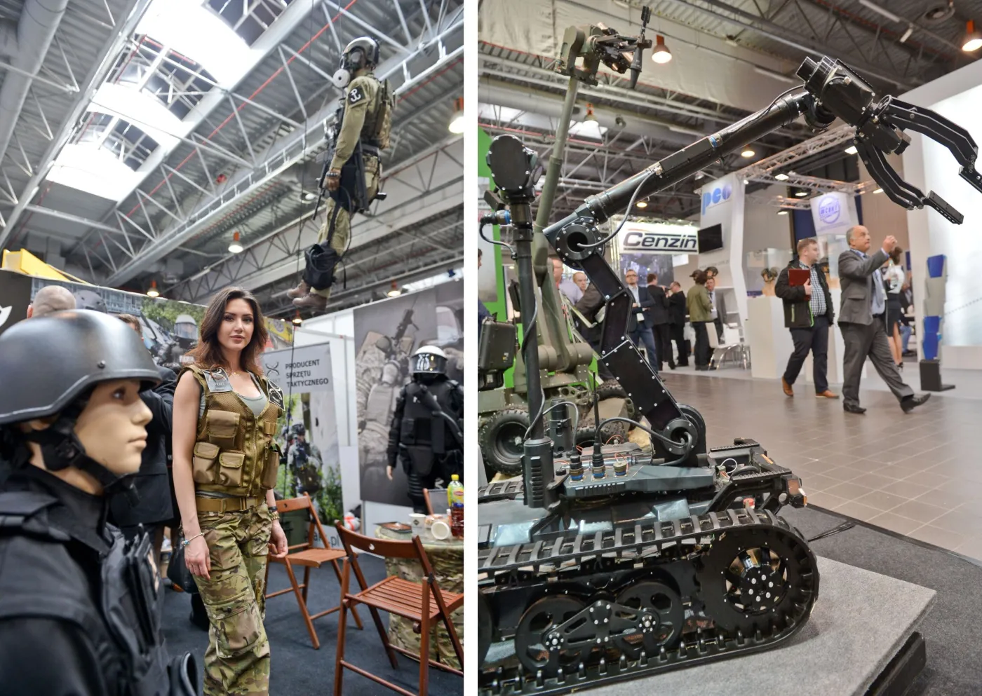 Wojskowe roboty i karabinki szturmowe. Oto nowości z targów Europoltech 2015 [ZDJĘCIA]