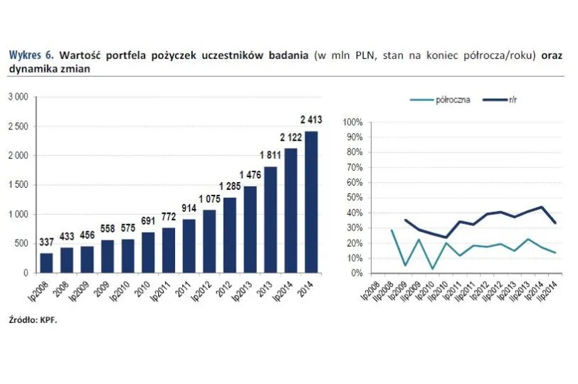 Wartość portfela pożyczek firm biorących udział w badaniu