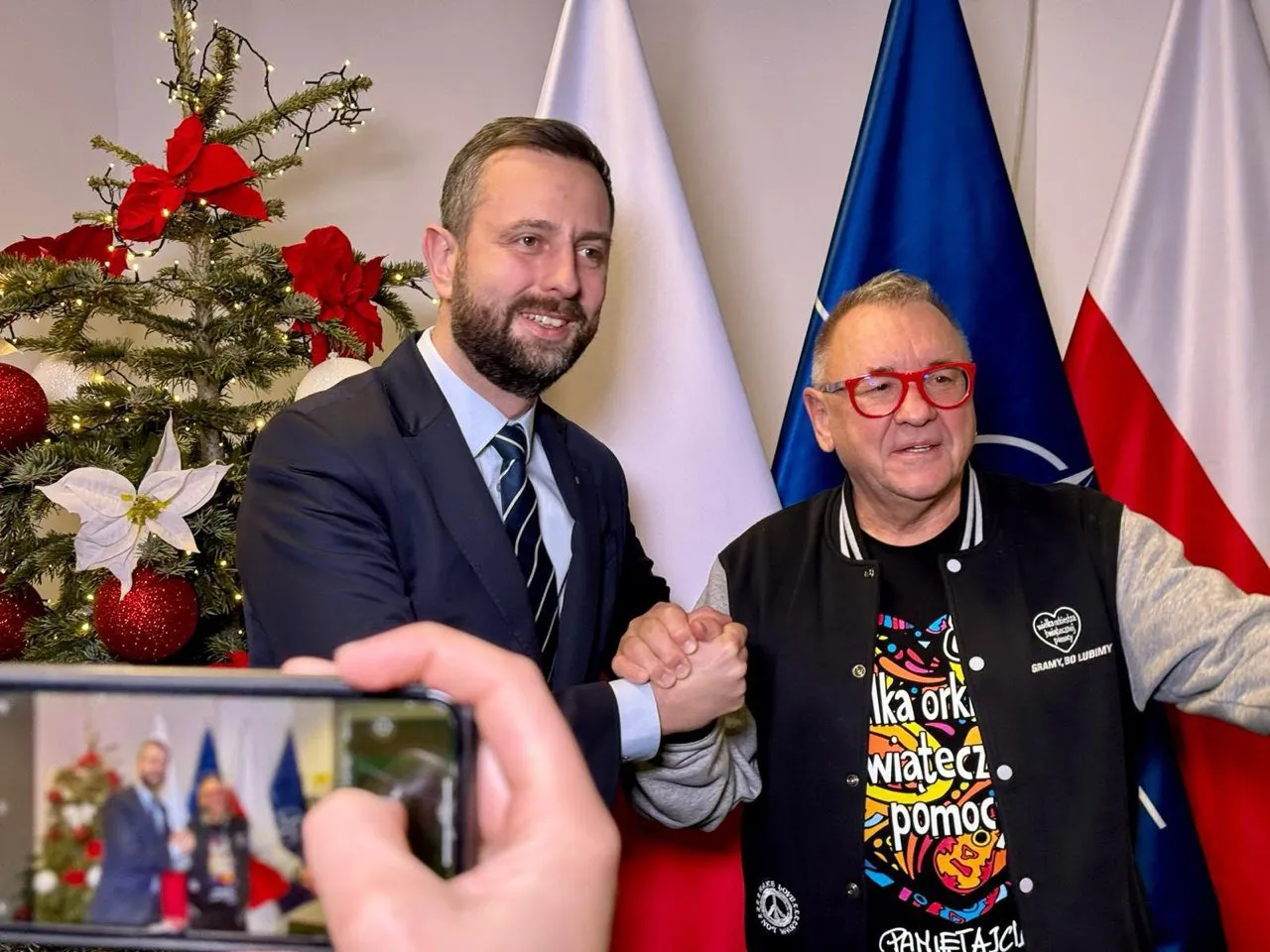 Władysław Kosiniak-Kamysz i Jurek Owsiak 