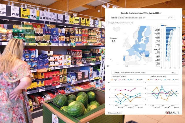 Polska poniżej średniej UE. Eurostat podał dane o sprzedaży detalicznej