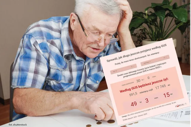 Jak długo jeszcze pożyjesz? GUS pokazał tablice oczekiwanego trwania życia [KALKULATOR 2025]
