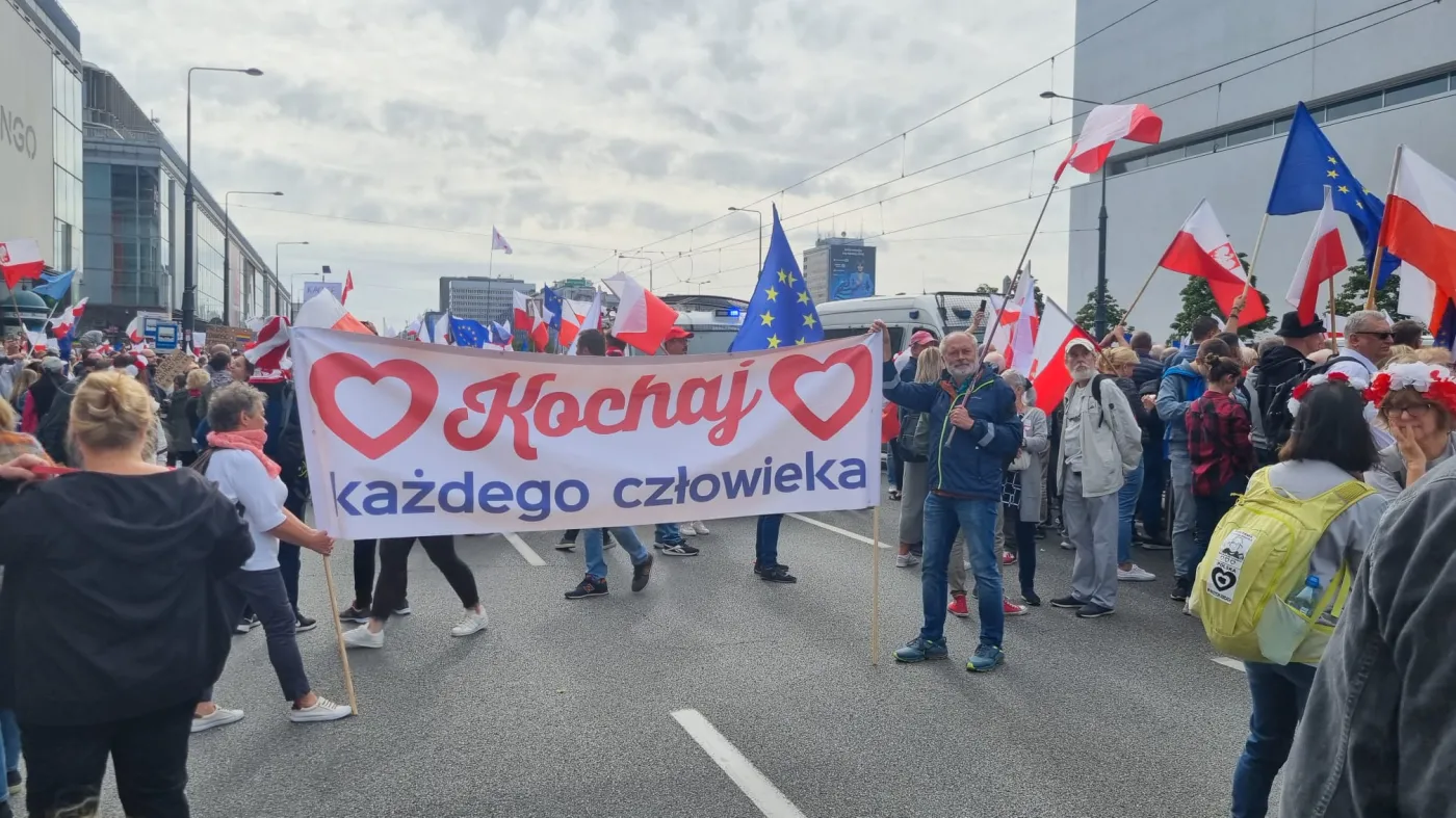 Czarzasty na Marszu Miliona Serc: Chcę, żeby kobiety miały swoje prawa