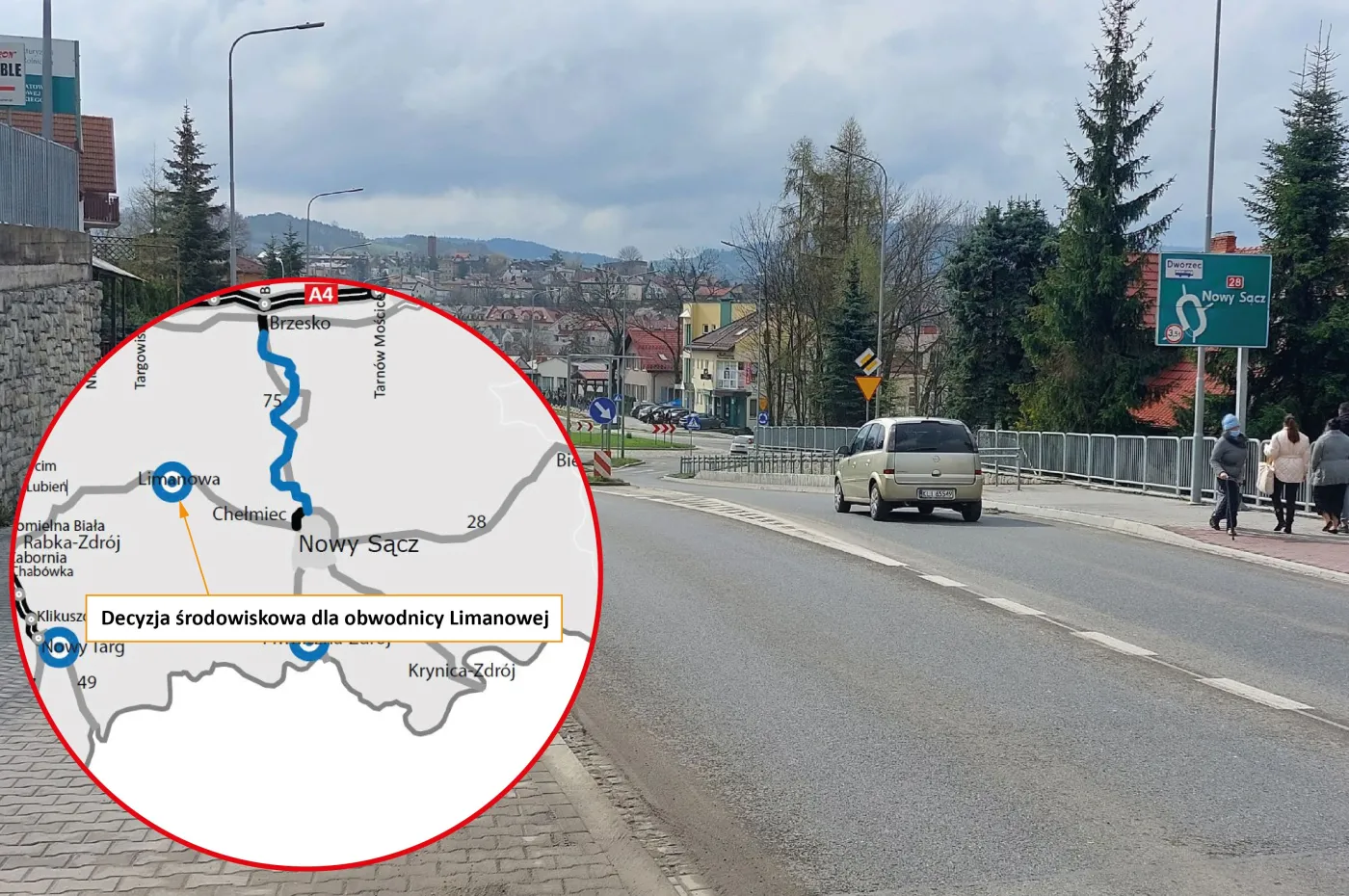 Mieszkańcy Limanowej w końcu odetchną. Znikną największe korki na DK28 [MAPA]