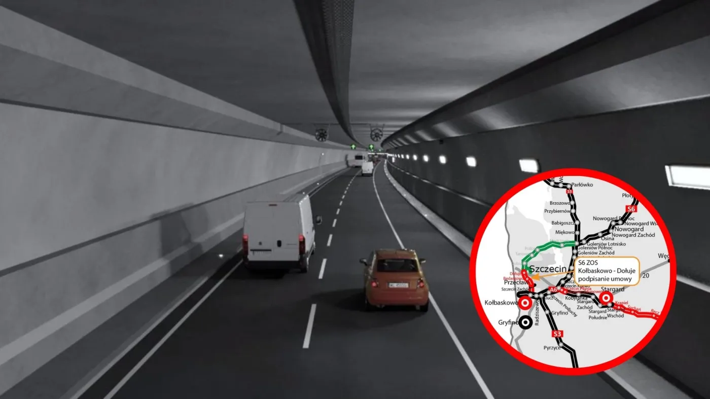 Zbudują obwodnicę Szczecina, ale bez tunelu. Kluczowy odcinek utknął w sądzie