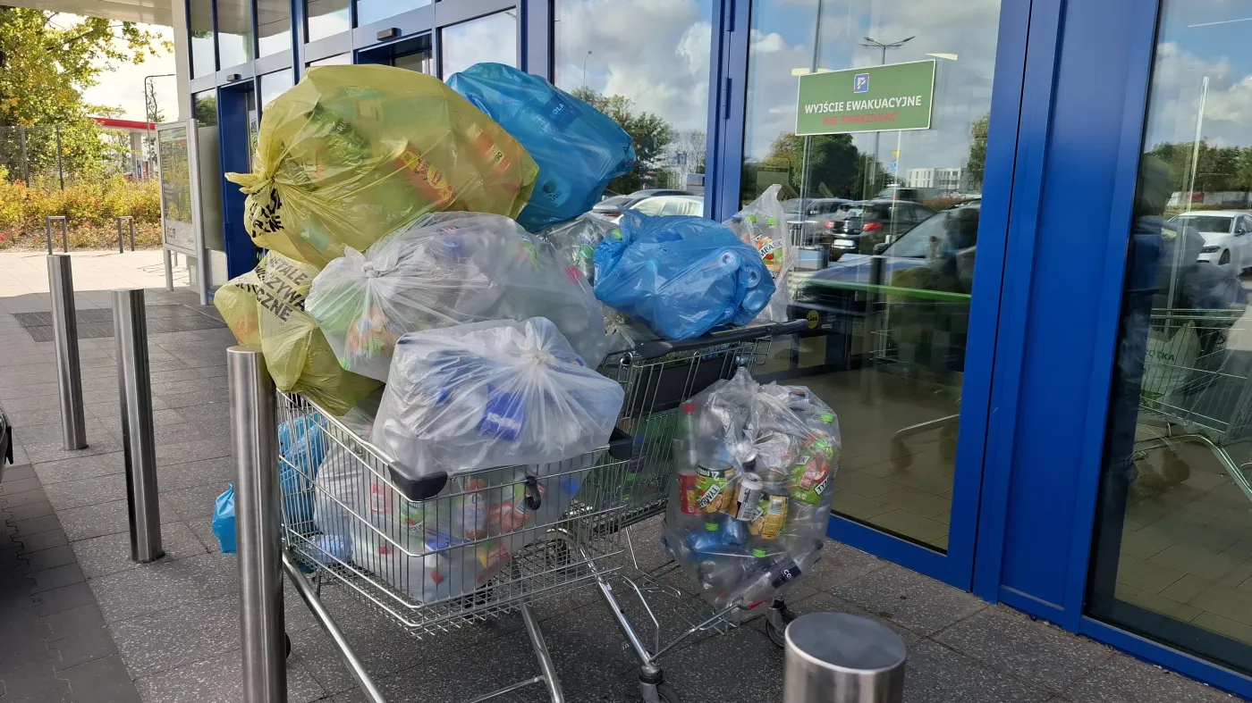 Plastikowe butelki przeznaczone do zwrotu