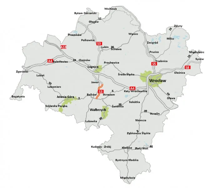 Odcinek S3 za 345 mln zł. GDDKiA wybrała wykonawcę [MAPA]