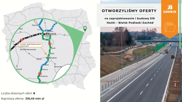 Kto zbuduje kolejny odcinek Via Carpatia? Do GDDKiA wpłynęło 6 ofert [MAPA]