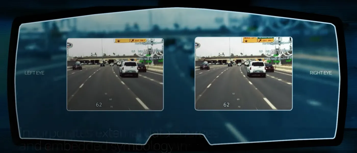 Podlgąd z wyświetlacza systemu Desplay 360.