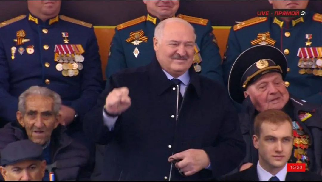 Lukashenko na Paradzie Zwycięstwa w Moskwie