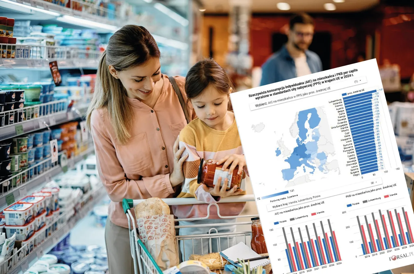 Mapa dobrobytu materialnego gospodarstw domowych w krajach UE. Dane za 2024 r. [MAPA]