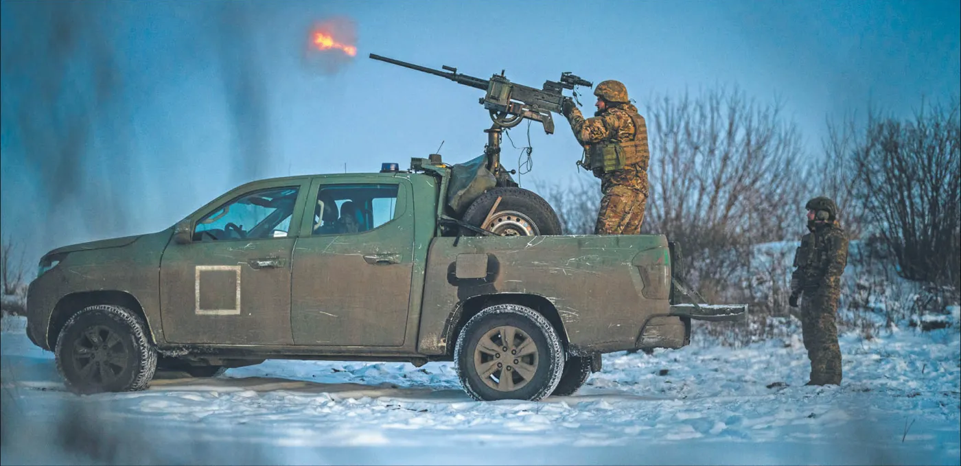 Ukraińscy żołnierze w obwodzie charkowskim