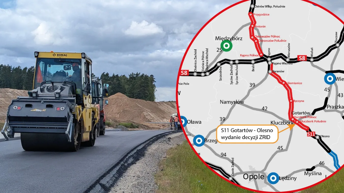 Nowa ekspresówka połączy regiony. Rusza budowa S11 między Gotartowem a Olesnem