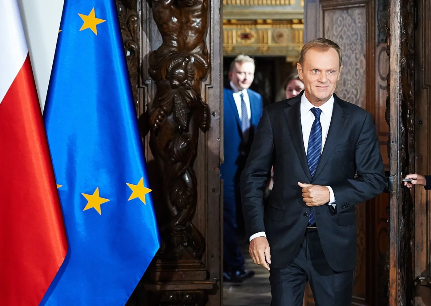 remier RP Donald Tusk przed rozpoczynającymi się 23 bm. w Gdańsku, polsko-hiszpańskimi konsultacjami międzyrządowymi. (mr) PAP/Adam Warżawa 