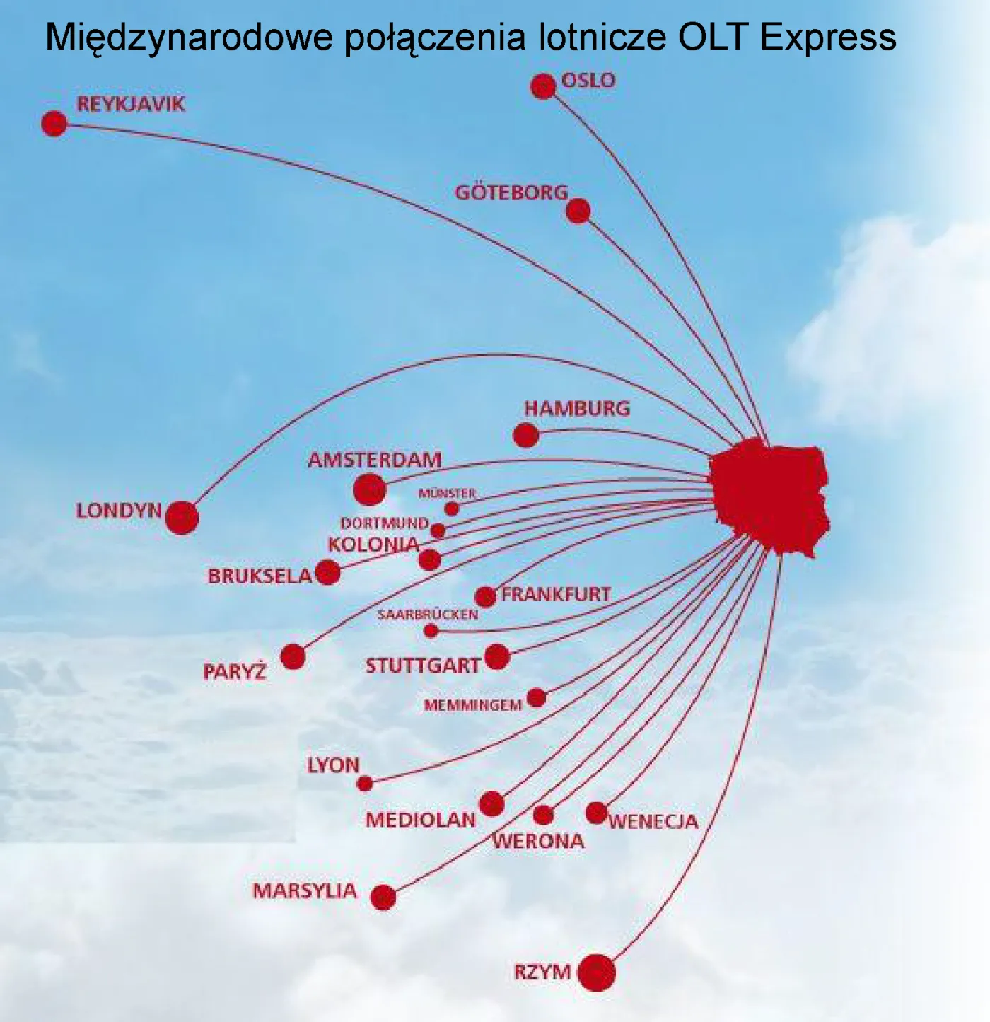 OLT Express uruchamia 13 nowych połączeń lotniczych z Gdańska
