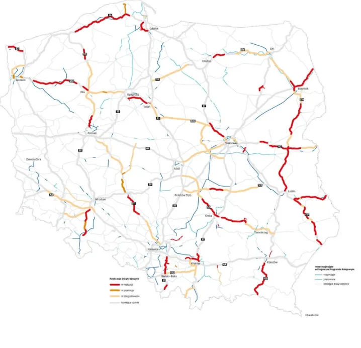 Polska rozwój infrastruktura gospodarka