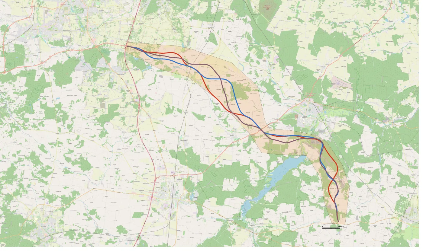 Warianty - S12 na odcinku Łódź Południe - Kozenin