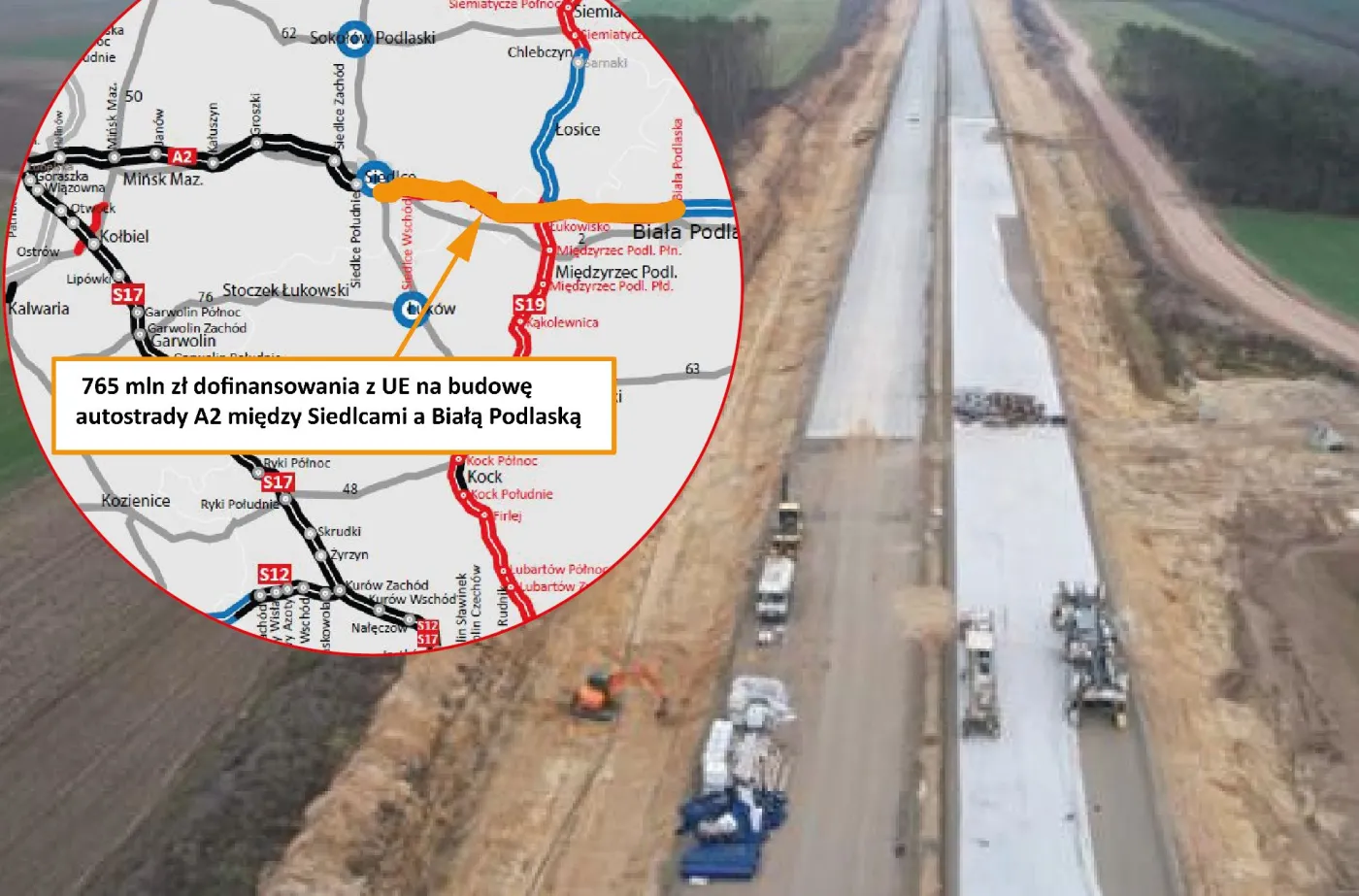 Opóźniony odcinek "Autostrady Wolności" w końcu będzie dokończony. Są pieniądze na budowę A2