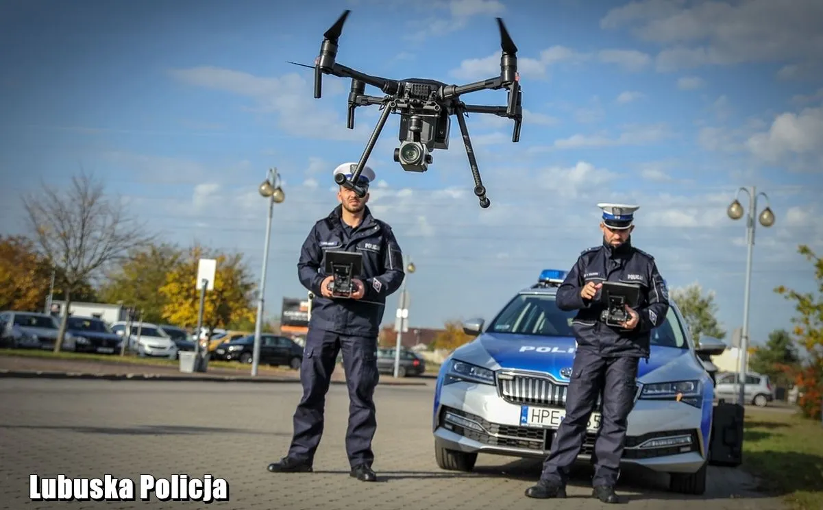 Policja kontroluje kierowców przy pomocy dronów