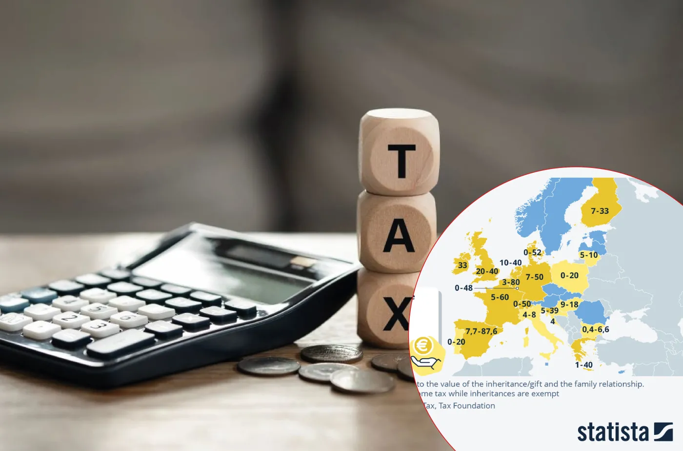 Jak wyglądają podatki od spadków i darowizn w Europie? W Polsce są jedne z najniższych [MAPA]
