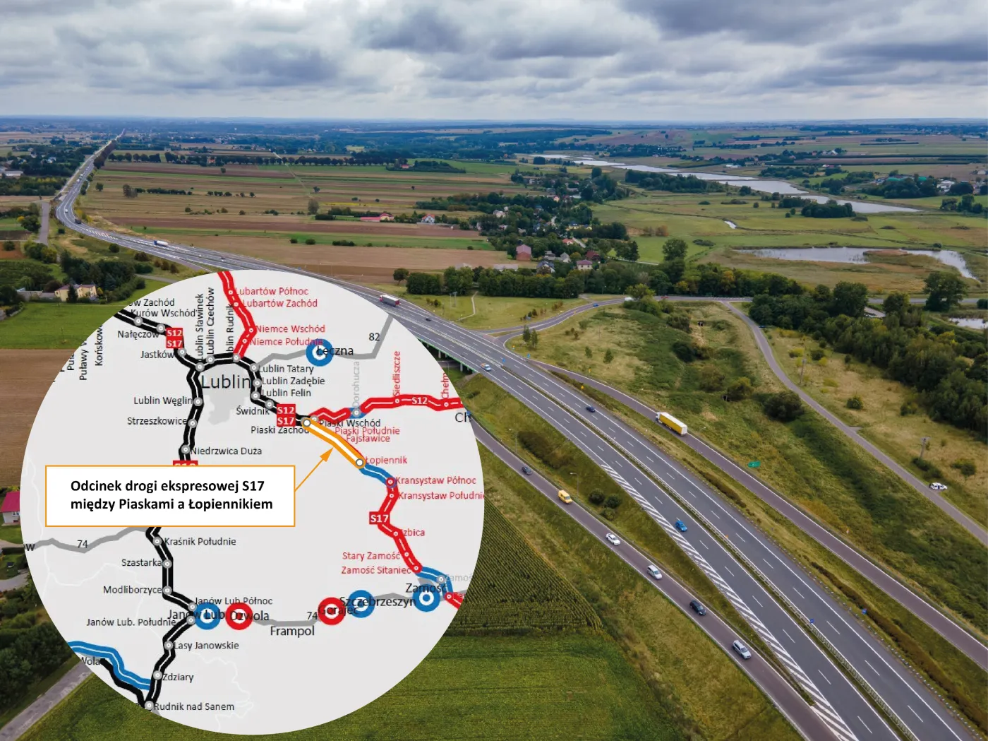 Budowa kolejnego odcinka S17 na wschodzie Polski coraz bliżej. Ważny wniosek złożony [MAPA]