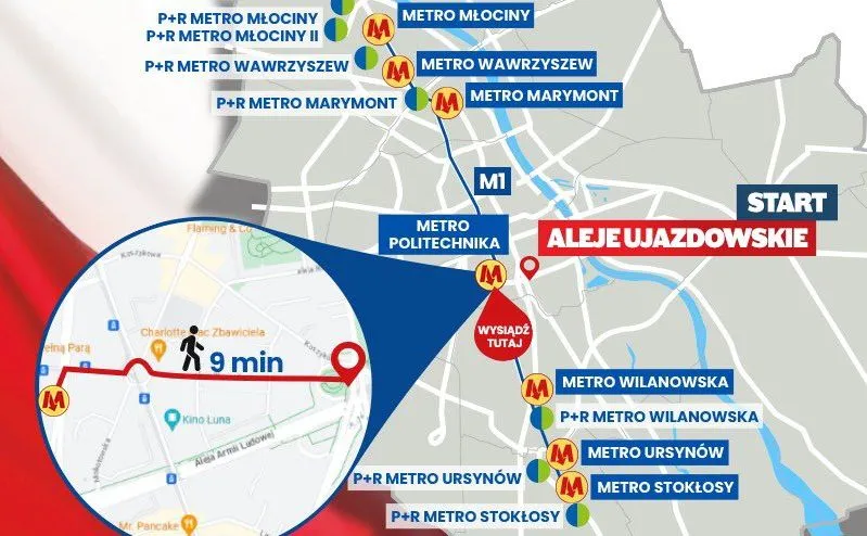 Marsz 4 czerwca w Warszawie. Jak dojechać na to wydarzenie?