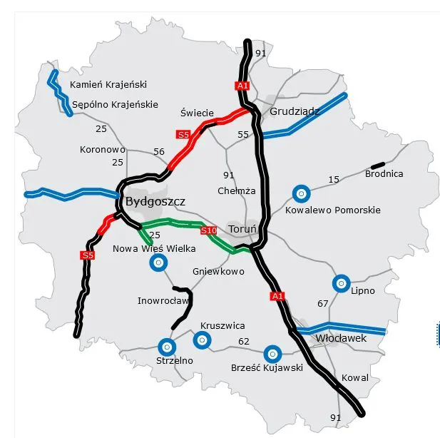 Budowa trasy S10 Bydgoszcz-Toruń: wybór oferty Budimeksu został unieważniony