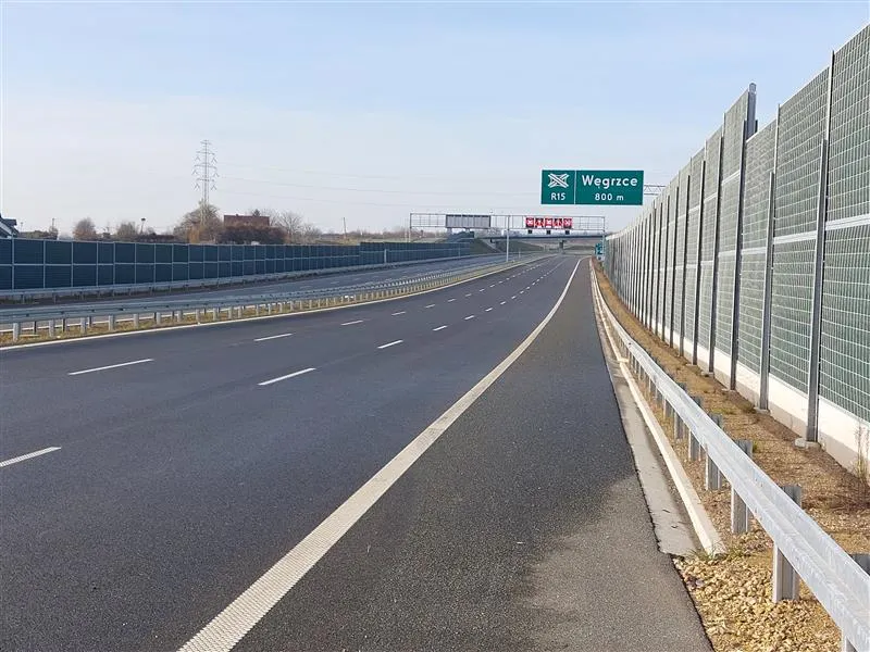 Północna Obwodnica Krakowa - okolice węzła Węgrzce