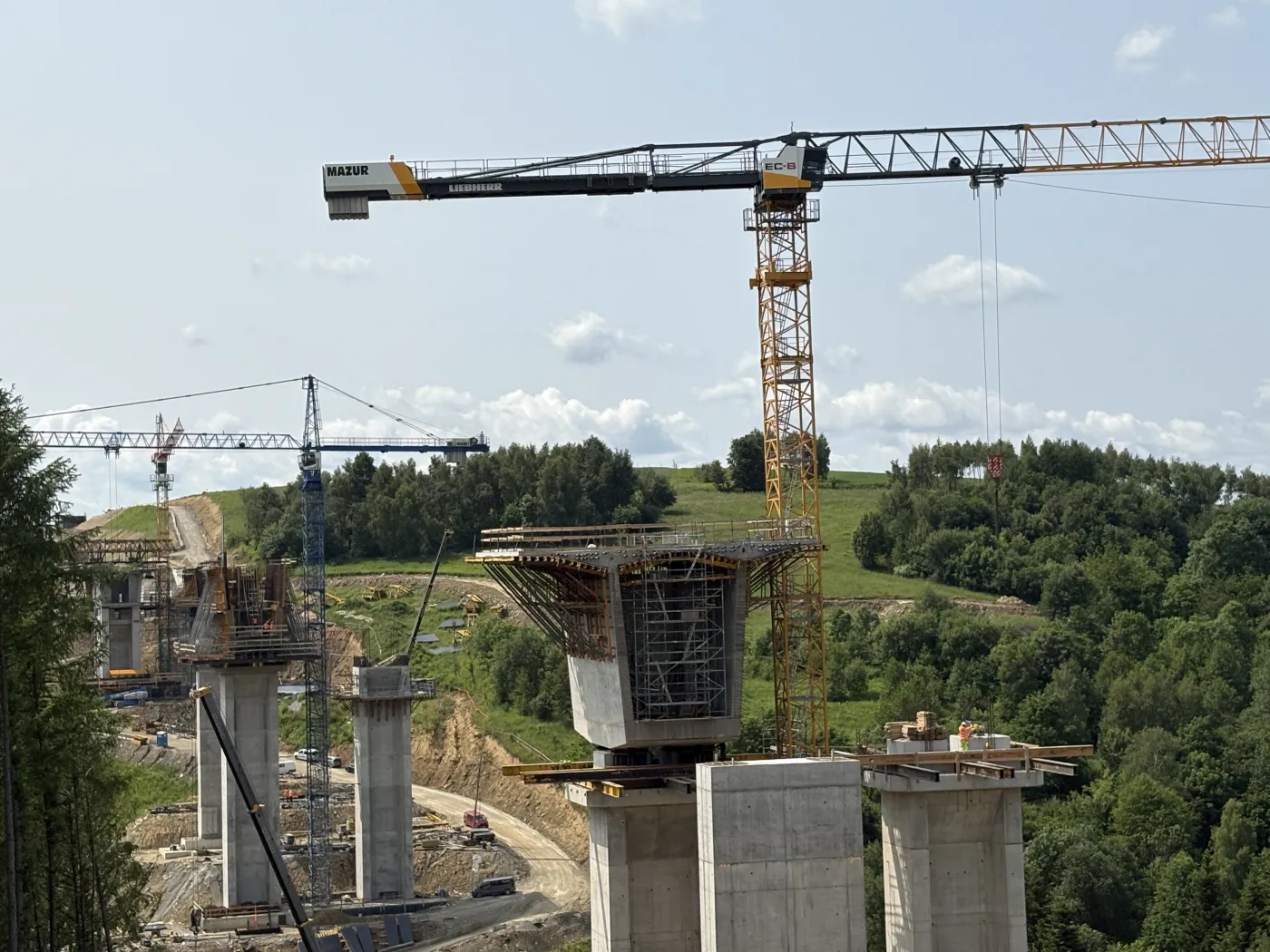 S19 odcinek między Babicą a Jawornikiem - estakada