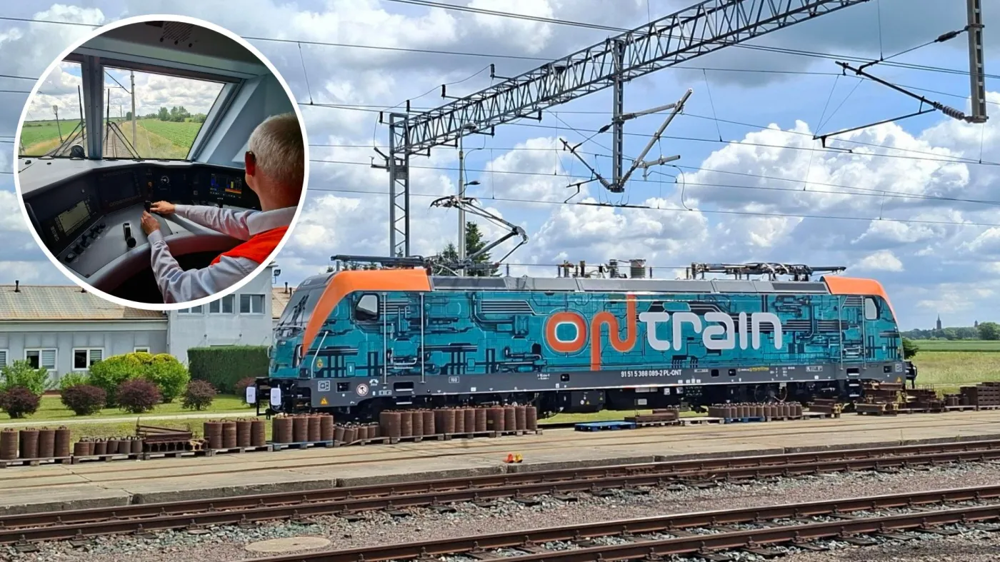 Prezentacja lokomotywy Traxx Universal dla OnTrain